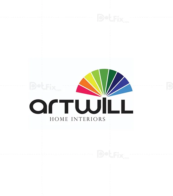 Artwill Interiors logo design by DotFix Technologies