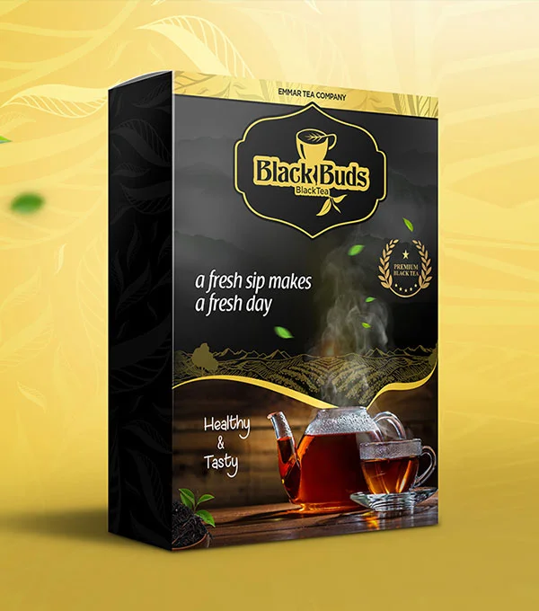 Black Buds packaging design by DotFix Technologies