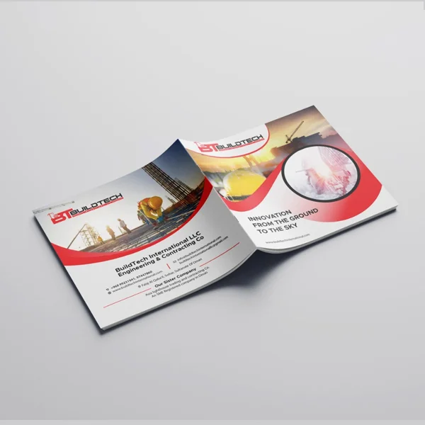 Build Tech brochure design by DotFix Technologies