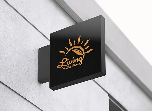Living Featherstone logo design by DotFix Technologies