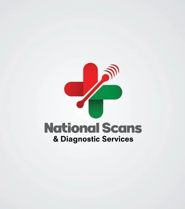 National Scans Diagnostic Center logo design by DotFix Technologies