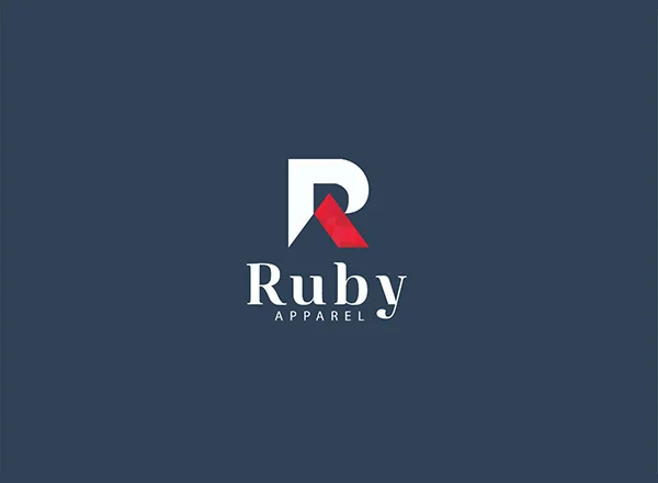 Ruby Apparels logo design by DotFix Technologies