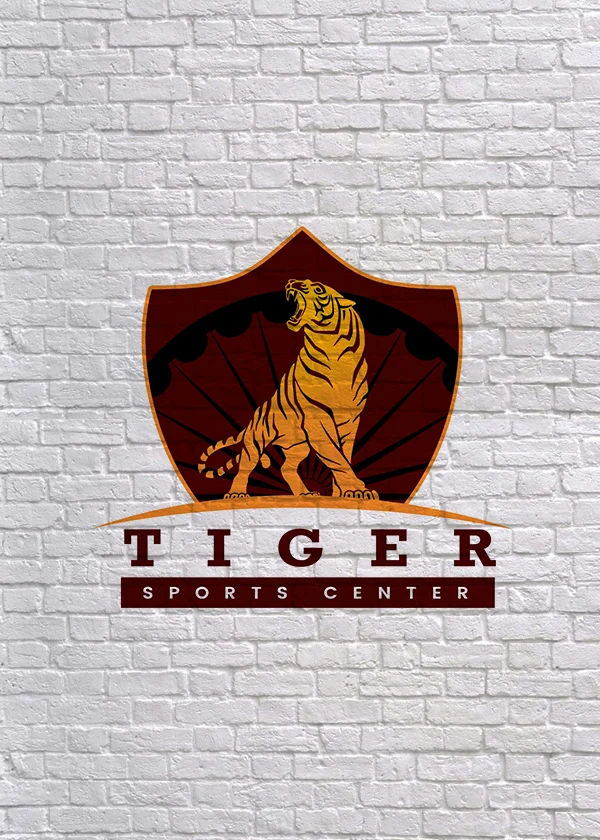 Tiger Sports Center logo design by DotFix Technologies