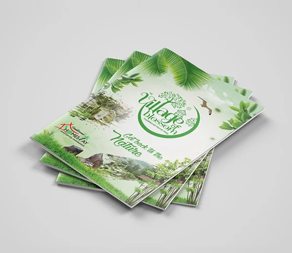 Village Of Blossom brochure design by DotFix Technologies